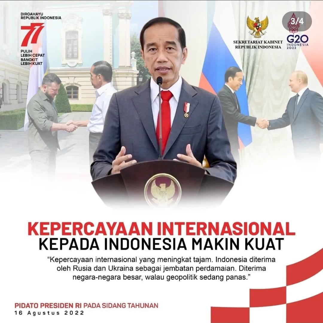 Di Sidang Tahunan, Jokowi Terangkan Kebijakan dan Kemajuan Bidang Polhukam
